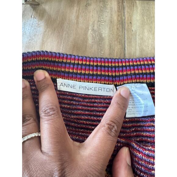 Vintage Anne Pinkerton Knit Sweater Pencil Skirt Boho Chic Artsy Eclectic SZ S - Picture 5 of 7